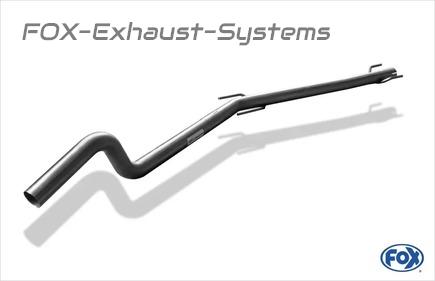 Fox Edelstahl Vorschalldämpfer-Ersatzrohr Opel Astra H Twin Top