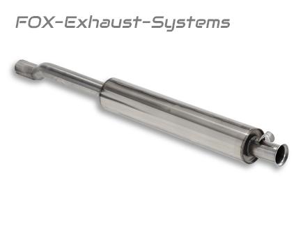 Fox stainless steel front silencer Audi 80 B4 Sedan/Avant 1.6-2.0l