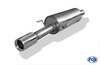 FOX SCEARDE ACERO ACERADO Sports Exputom Opel Astra G Coupe u. Cabrio Turbo 1x90 mm redondo enrollado con absorbedor
