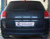 Fox Edelstahl Duplex Sportauspuff Opel Signum Sportheck 140x90mm oval eingerollt abgeschrägt