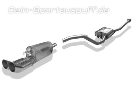 Kit Abgasanlage Auspuff Schalldämpfer Opel Calibra A 2.0 Coupé 115PS Typ 85/_