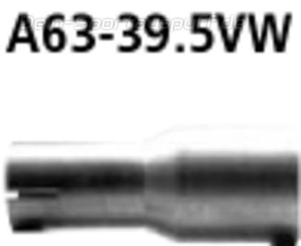 Bastuck Edelstahl Auspuff-Adapter 63mm auf 39,5mm