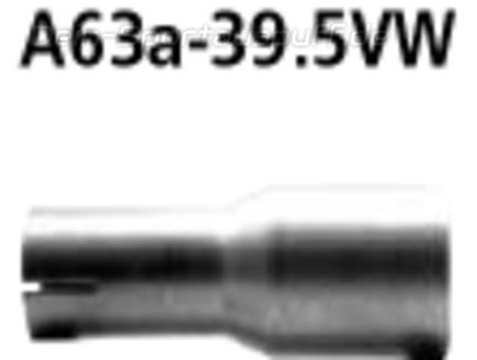 Bastuck Edelstahl Auspuff-Adapter 63,5mm Innen auf 40mm Innen