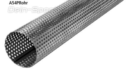 Bastuck Edelstahlrohr gelocht Länge 1m Ø 54mm (2 1/8'')