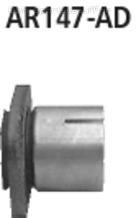 Bastuck Edelstahl Frontadapter Alfa Romeo 147