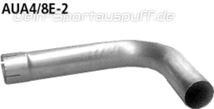 Bastuck Edelstahl Verbindungsrohr Audi A4 B6 B7 4 Zyl. 8E u. Cabrio 8H