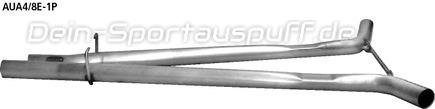 Bastuck Edelstahl Vorschalldämpfer-Ersatzrohr Audi A4 B6 B7 6 Zyl. Quattro 8E u. Cabrio 8H