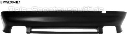 Bastuck Heckschürzenansatz für Doppel-Endrohre BMW 3er E90 E91 325i 330i ab Bj.07