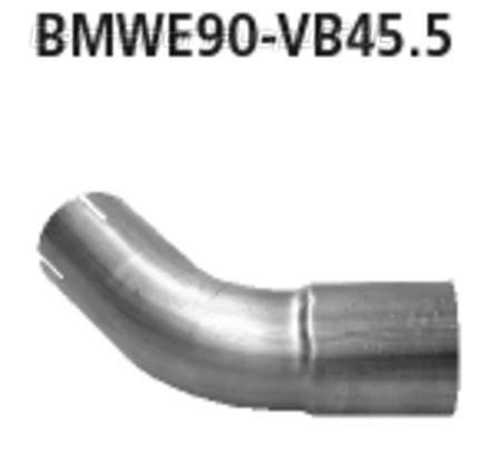 Bastuck Edelstahl Verbindungsrohr ESD auf 45.5mm Serie BMW 3er E92 E93 Coupe Cabrio 318i-320si bis Bj.07
