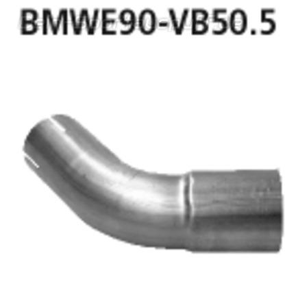 Bastuck Edelstahl Verbindungsrohr ESD auf 50.5mm Serie BMW 3er E92 E93 Coupe Cabrio 318i-320si bis Bj.07