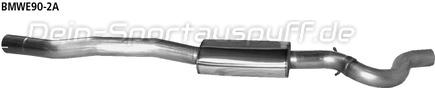 Bastuck Edelstahl Vorschalldämpfer BMW 3er E92 E93 Coupe Cabrio 325d 330d