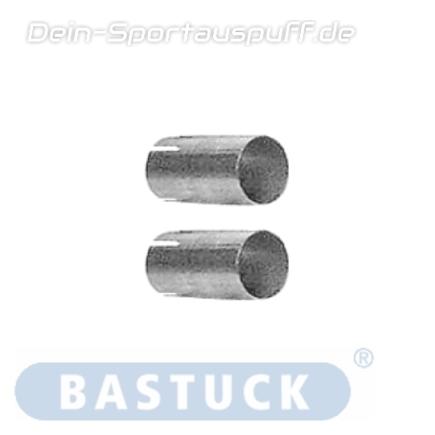 Bastuck Edelstahl Adaptersatz 2 Stück BMW Z4 E85 Roadster Facelift + E86 Coupe ab 2006