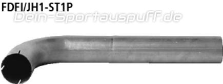 Bastuck Edelstahl Vorschalldämpfer-Ersatzrohr Ford Fiesta ST150 JH1 JD3 Bj.05-08