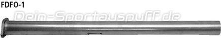 Bastuck Edelstahl Vorderes Rohr Ford Focus 1 Schrägheck 8V-Motoren