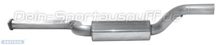 Bastuck Edelstahl Mittelschalldämpfer Ford Focus 2 ST