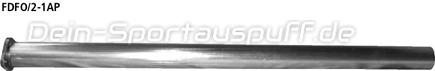 Bastuck Edelstahl Vorschalldämpfer-Ersatzrohr Ford Focus 2 Facelift ab Bj.07
