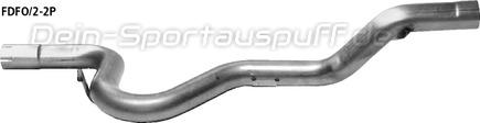Bastuck Edelstahl Endschalldämpfer-Ersatzrohr Ford Focus 2 Facelift ab Bj.07