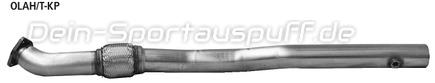 Bastuck Edelstahl Kat-Ersatzrohr Opel Astra G OPC Turbo
