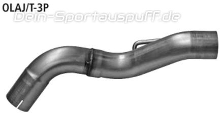 Bastuck Edelstahl Mittelschalldämpfer-Ersatzrohr Opel Astra J Sports Tourer Turbo