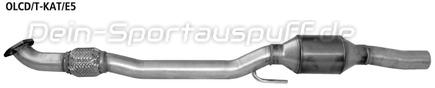 Bastuck Edelstahl Sport-Kat Opel Corsa D Facelift Turbo incl. OPC Nürburgring Edition ab Bj.2011 mit Euro 5 Norm