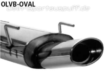 D' échappement Opel vectra B 1.8i Endschalldämpfer