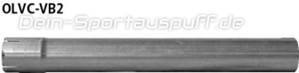 Bastuck Edelstahl Verbindungsrohr vorn Opel Vectra C Caravan Diesel mit DPF