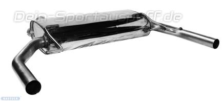 Bastuck Edelstahl Duplex Sportauspuff ohne Endrohre Renault Clio 3 RS