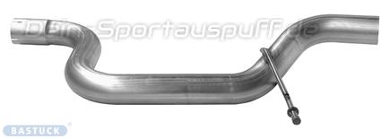 Bastuck Edelstahl Vorschalldämpfer-Ersatzrohr Volkswagen Passat 3C u. 3CC Coupe