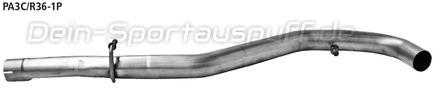 Bastuck Edelstahl Vorschalldämpfer-Ersatzrohr Volkswagen Passat 3C 3.2l V6 + R36 3.6l V6 inkl. CC