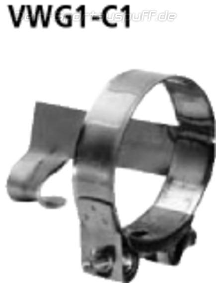 Bastuck Edelstahl Schelle Volkswagen Scirocco 1 Typ 53