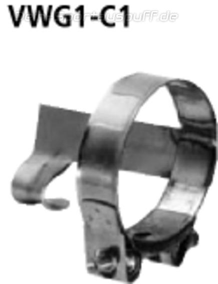Bastuck Edelstahl Schelle Volkswagen Scirocco 2 Typ 53B