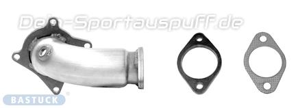Bastuck Edelstahl Downpipe mit Vorkat-Ersatzrohr Audi TT 8J TTS