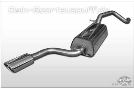 Schalldämpferset Auspuffanlage Auspuff Mazda 3 1 I BK 1.3/1.4 1.6 Schrägheck