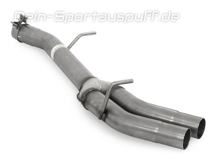 Fox Edelstahl Vorschalldämpfer-Ersatzrohr Audi A4 B6 Typ 8E Limousine/Avant 1.8T 2.4l