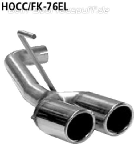 Montagesatz Auspuff Honda Civic 1.4i 16V Fliessheck 3-Türig Endschalldämpfer
