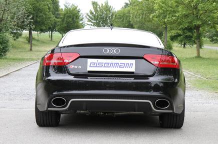 Eisenmann Edelstahl Duplex Sportauspuff RACE-Version Audi RS5 B8 Coupe Quattro Typ 8T