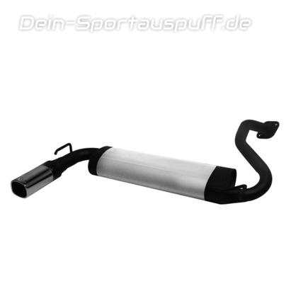 Remus Edelstahl Sportauspuff Mazda 323C 3-türig 92x78mm viereckig eingerollt