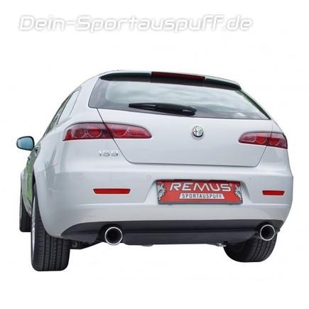 Remus Edelstahl Duplex Sportauspuff Alfa Romeo 159 Typ 939