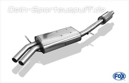 Fox Edelstahl Vorschalldämpfer Seat Exeo Limo u. ST