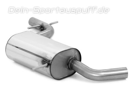 Fox Edelstahl Mittelschalldämpfer VW Scirocco 3 Ø55mm