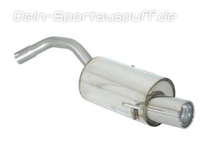 Ragazzon Edelstahl Sportauspuff Alfa Romeo 147 Facelift II 1.9JTD JTDM ab 11/06 102mm rund eingerollt