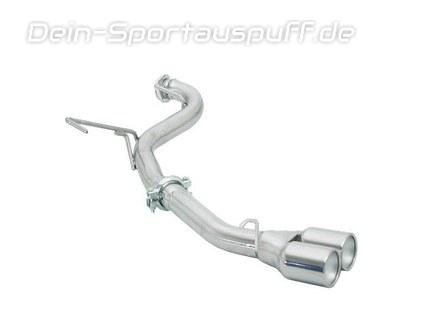 Ragazzon Edelstahl Endschalldämpfer-Ersatzrohr Alfa Romeo GTV Spider 916 2.0l Turbo 2x70mm rund eingerollt