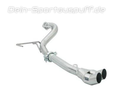 Ragazzon Edelstahl Endschalldämpfer-Ersatzrohr Alfa Romeo GTV Spider 916 3.0l V6 2x70mm DTM rund scharfkantig