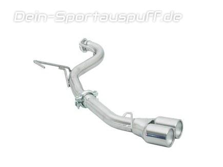 Ragazzon Edelstahl Endschalldämpfer-Ersatzrohr Alfa Romeo GTV Spider 916 3.0l V6 2x70mm rund eingerollt