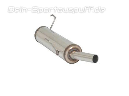 Ragazzon Edelstahl Racing-Komplettanlage ab Kat Peugeot 206 1.6 16V 50mm rund scharfkantig
