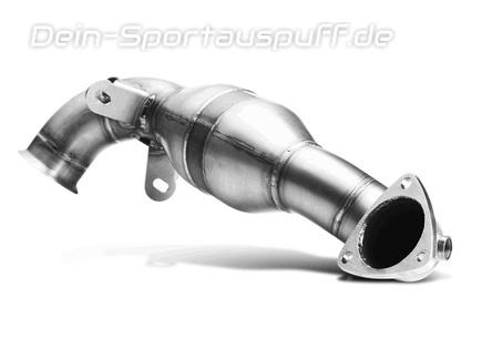 Akrapovic Edelstahl Downpipe inkl. Sportkat MINI Cooper S JCW R58 Coupe und R59 Roadster