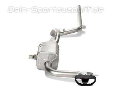 Akrapovic Titan Komplettanlage ab Kat Renault Megane 3 RS Coupe 1x trapezförmig aus Carbon