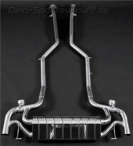 Capristo Edelstahl Duplex Komplettanlage ab Kat Mercedes SLS AMG