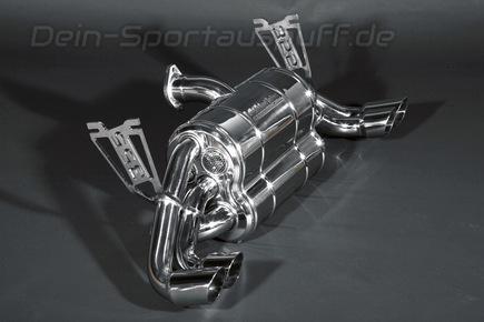 Capristo Edelstahl Duplex Sportauspuff Ferrari F355 inkl. Spider je 2x rund abgeschrägt