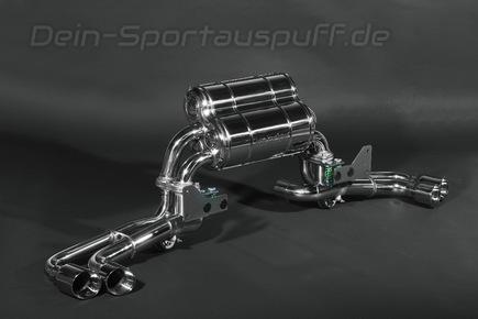 Capristo Edelstahl Duplex Sportauspuff mit Klappensteuerung Ferrari F430 je 2x rund